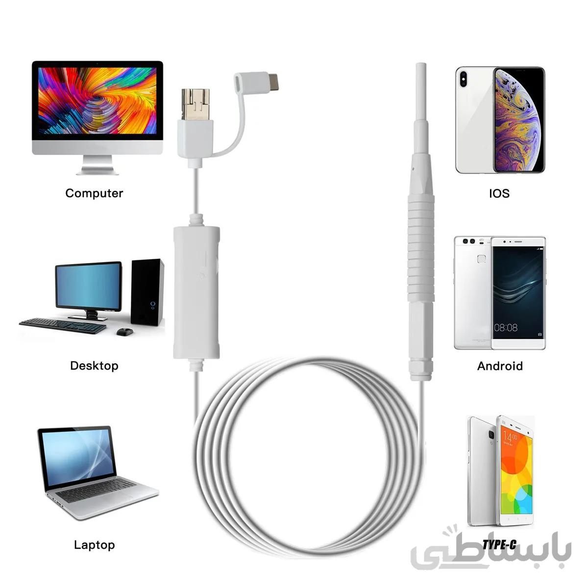 اتوسکوپ، دوربین معاینه داخل گوش Visiual Earpick