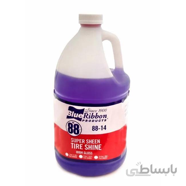 مایع واکس و براق کننده لاستیک 4 لیتری بلوریبون Blue Ribbon SUPER SHEEN TIRE SHINE