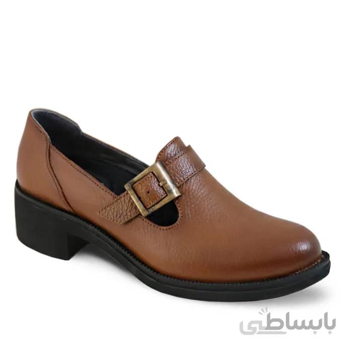 کفش چرم زنانه راینو مدل بهار کد C165