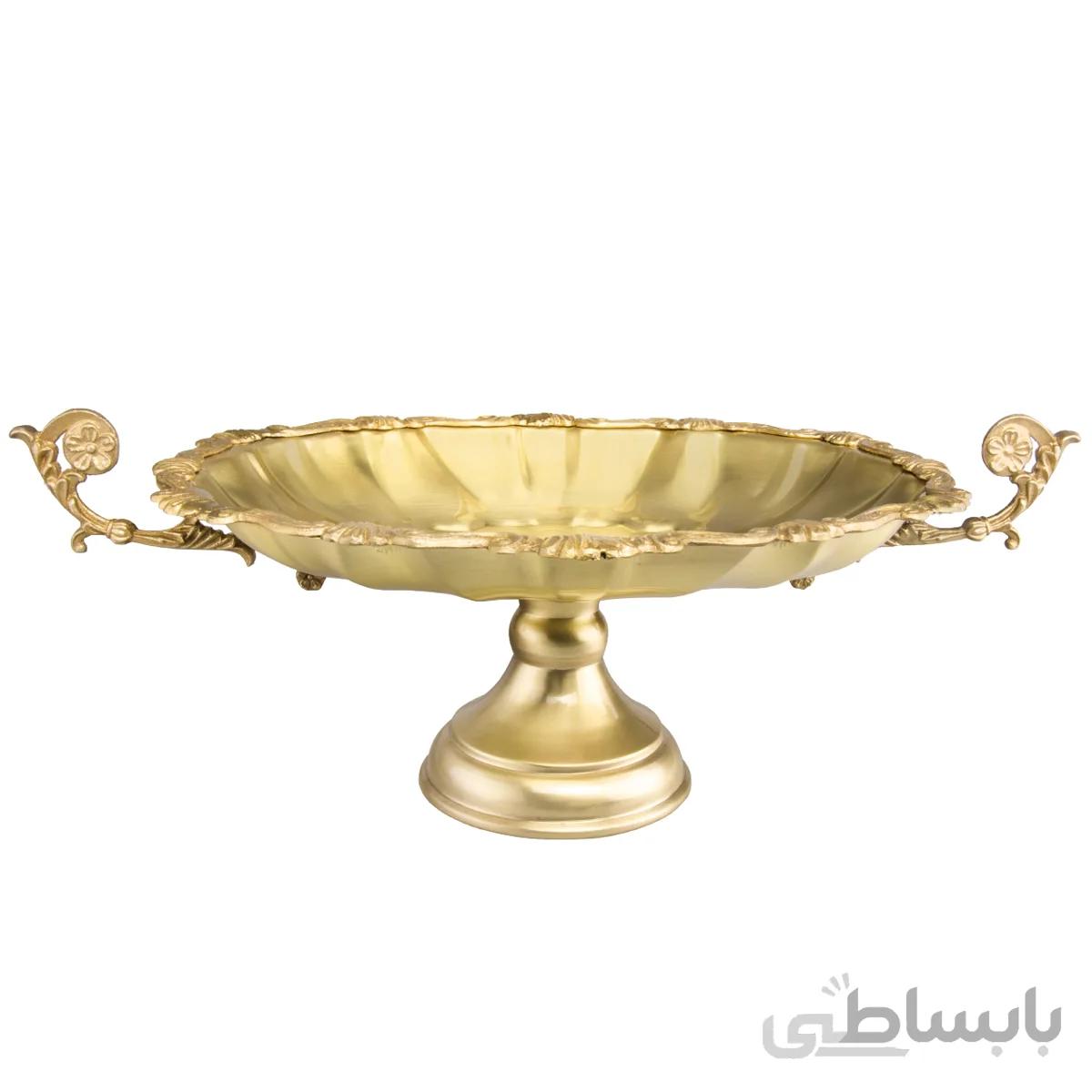 میوه خوری برنجی پایه دار ایران کادو کد 254