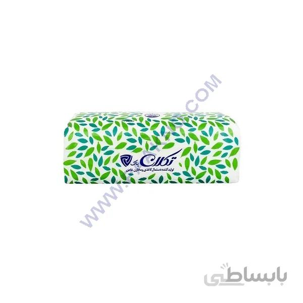 دستمال حوله ای مخزنی (فله) 150 برگ دولا- پک 25 عددی