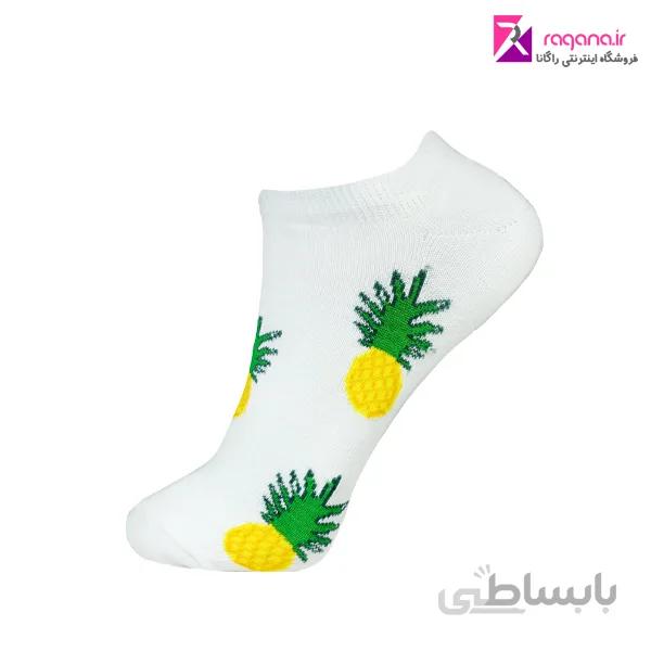 جوراب زنانه chetic طرح آناناس کد RG-C 73