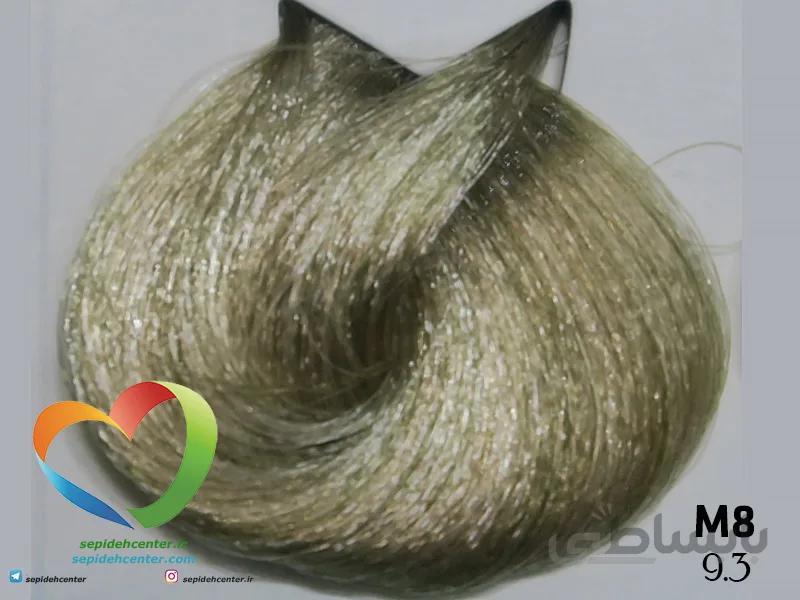 رنگ مو ی ترام کالر traum color بلوند زیتونی روشن M8 – 9.3