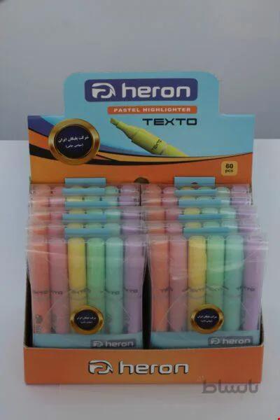 ماژیک علامت گذار پلیکان مدل Heron مجموعه 6 عددی رگلام 10 بسته ای
