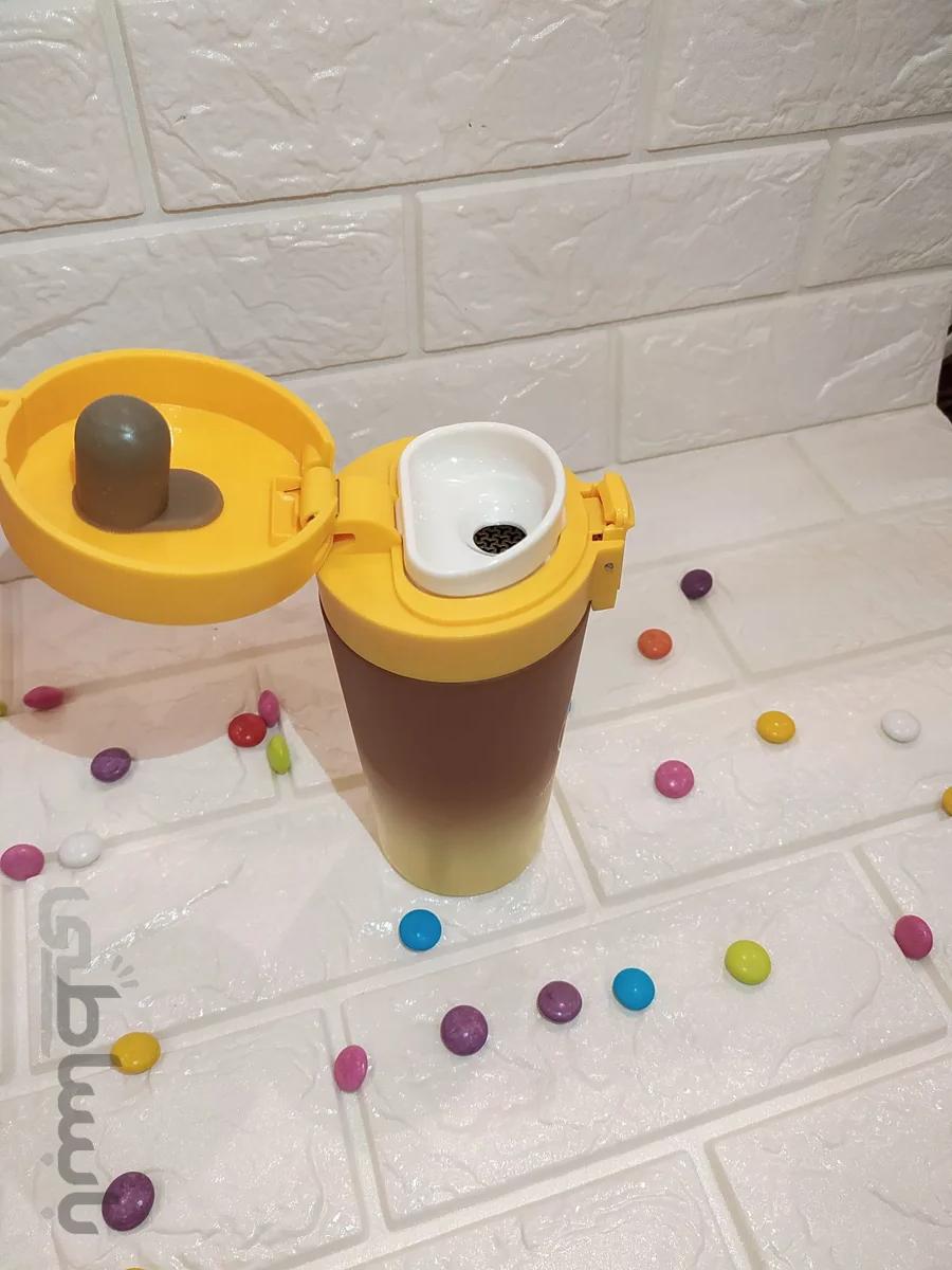 تراول ماگ طرح DAY انبه ای ا Travel mug