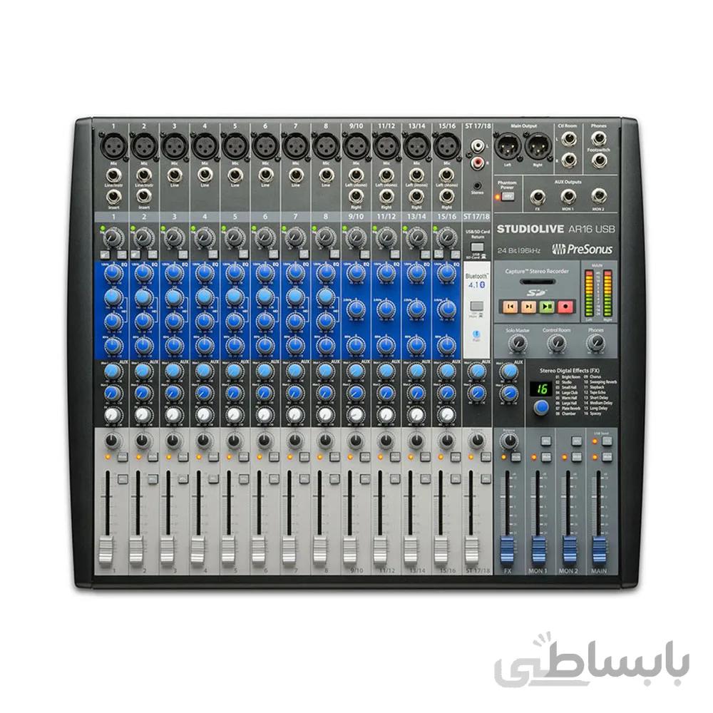 میکسر صدا پریسونوس مدل StudioLive AR16 USB ا PreSonus StudioLive AR16 USB