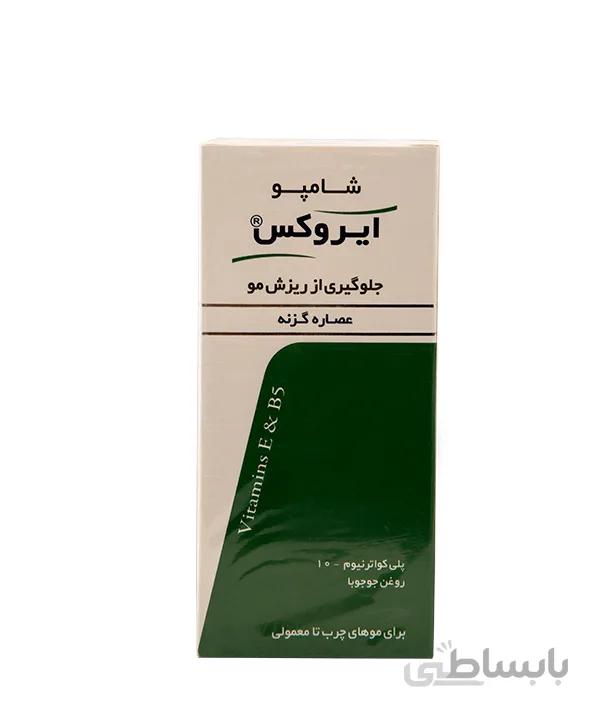 شامپو گزنه مناسب موهای چرب و معمولی 200 گرم ایروکس