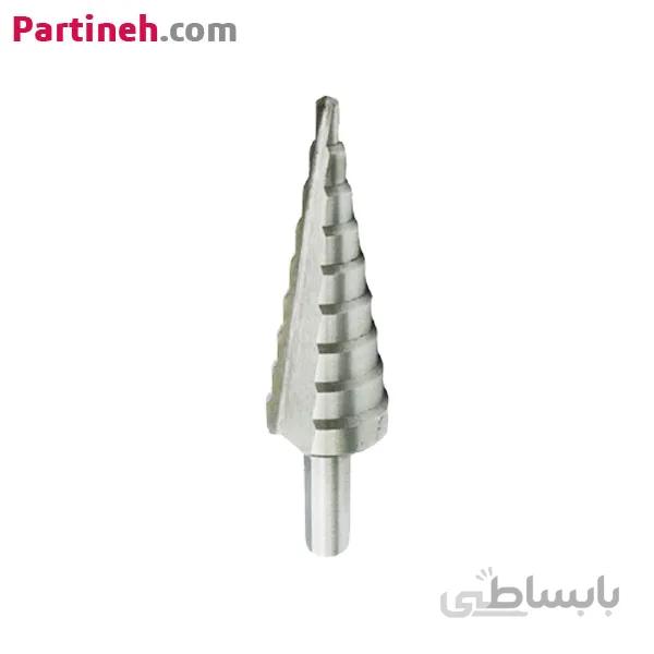 مته کاجی HSS-E سایز 12-4 میلیمتر برند ولف ا Wolf 4-12mm HSS-E step drill bit