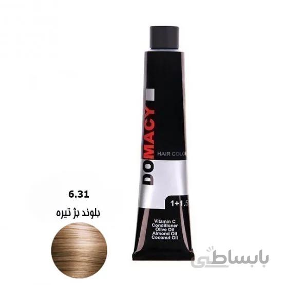 رنگ مو دوماسی سری بژ ۶٫۳۱ بلوند بژ تیره