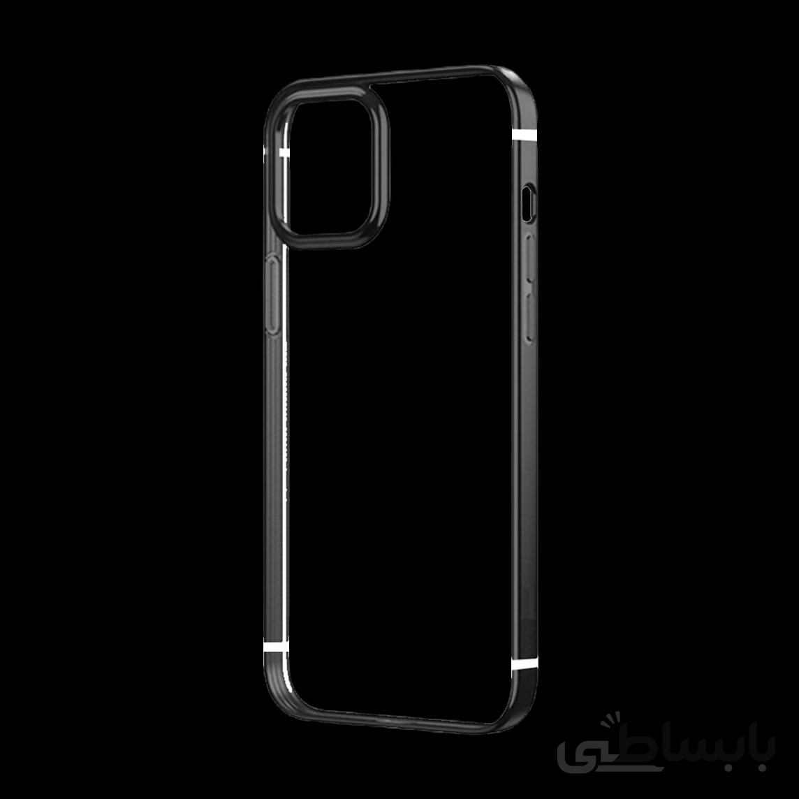 قاب MUTURAL مناسب گوشی ایفون iphone 12 12 pro لبه های مشکی ا MUTURAL case suitable for iphone 12/12 pro
