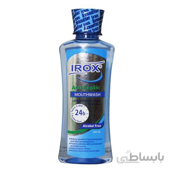 دهان شویه آنتی سپتیک ایروکس 250 میلی لیتر
