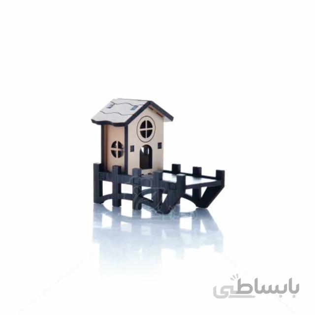 ماکت اسکله با کلبه ارتفاع 6 سانتیمتر