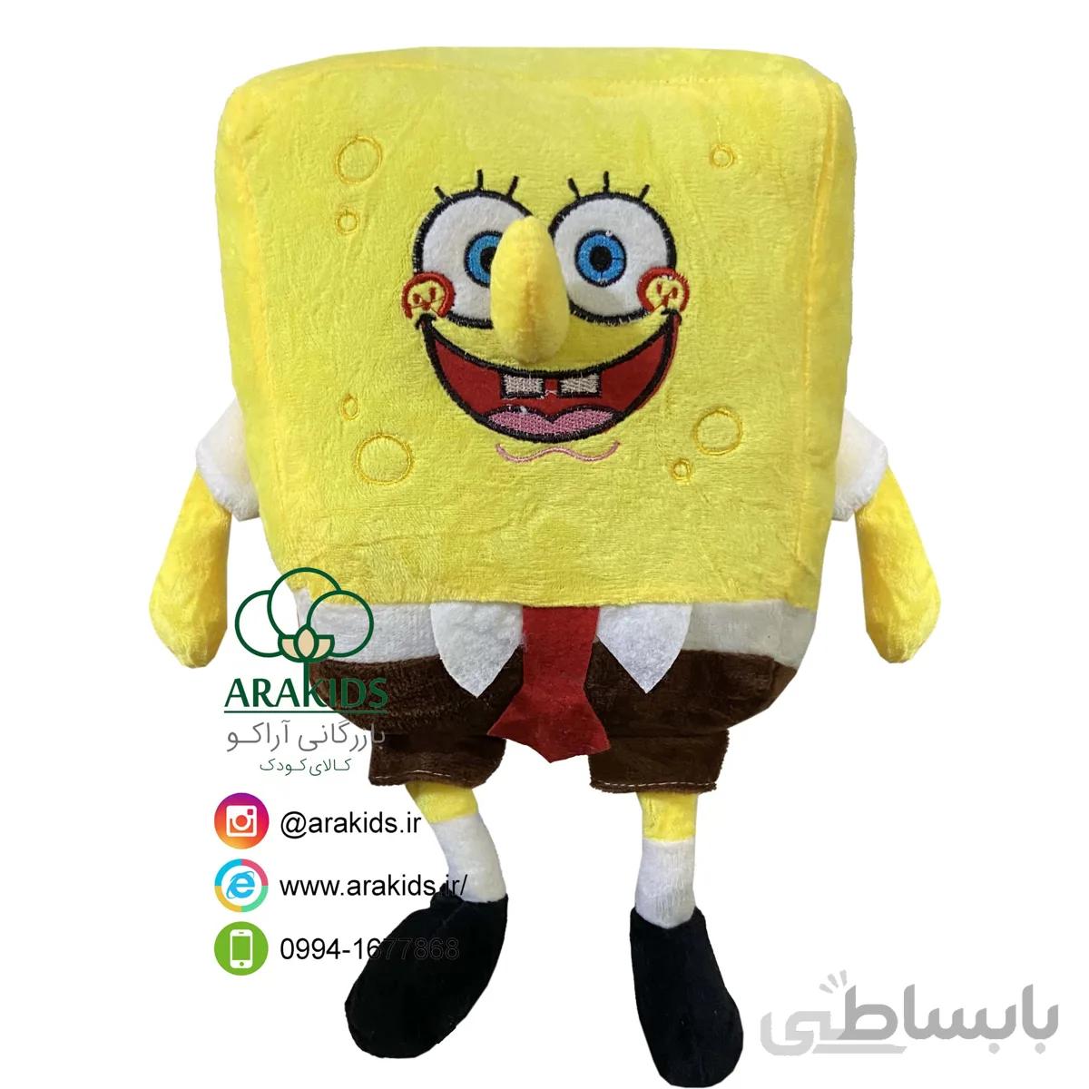 عروسک باب اسفنجی 30 سانتی کد 15826
