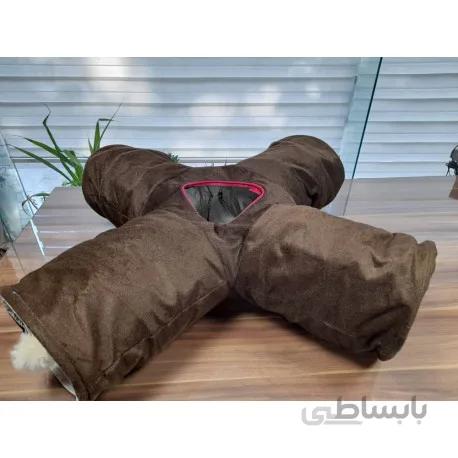 اسباب بازی تونل گربه ۴ طرفه حفره دار