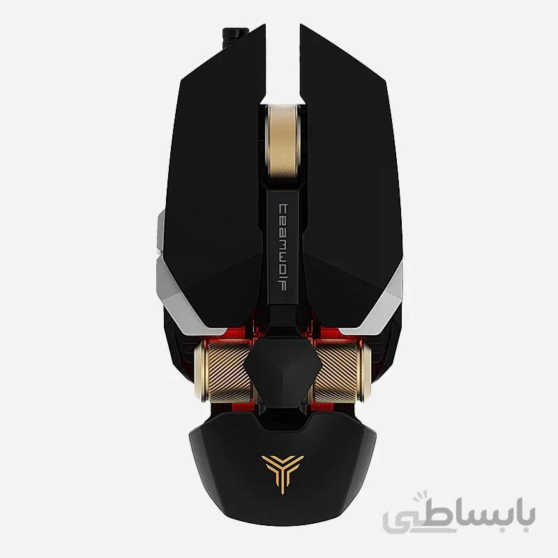 موس گیمینگ سیم دار Teamwolf Ares