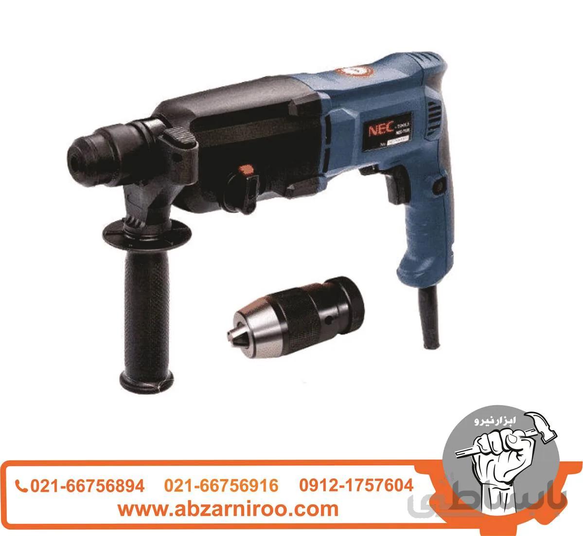 دریل بتن کن 4 شیار نک مدل 9526HC ا NEK SDS-PLUS Rotary Hammer Model 9526HC