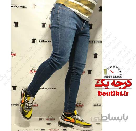 شلوار جین zara اسلیم فیت آبی تیره