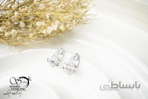 گوشواره گلدار برند ژوپینگ