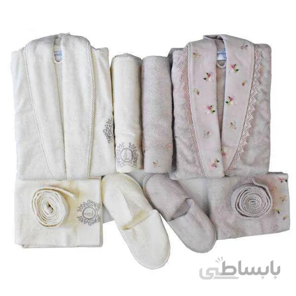 سرویس حوله پالتویی 8 تکه دانتلا ویتا کد 872255