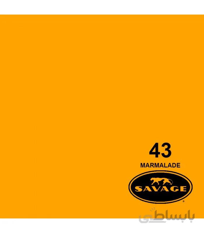 فون کاغذی SAVAGE کد رنگی Marmalade 43-12