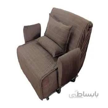 کاناپه مبل تختخواب شو ( تخت خواب شو , تختخوابشو ) یک نفره دسته متکایی