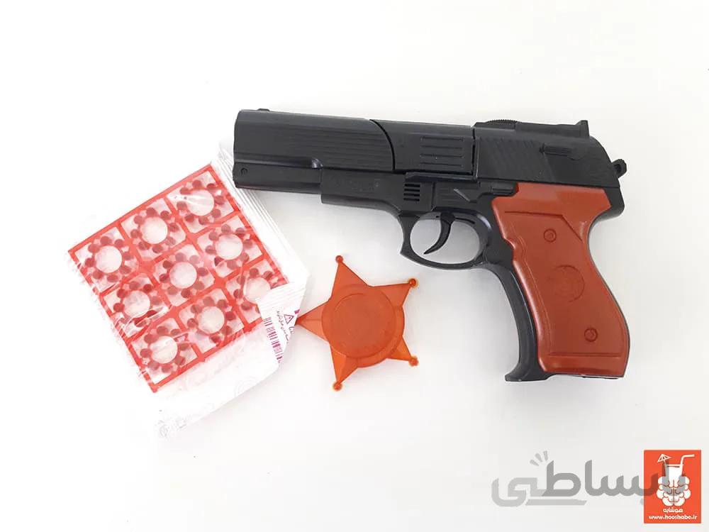 اسباب بازی تفنگ کلت ترقه ای کمر شکن