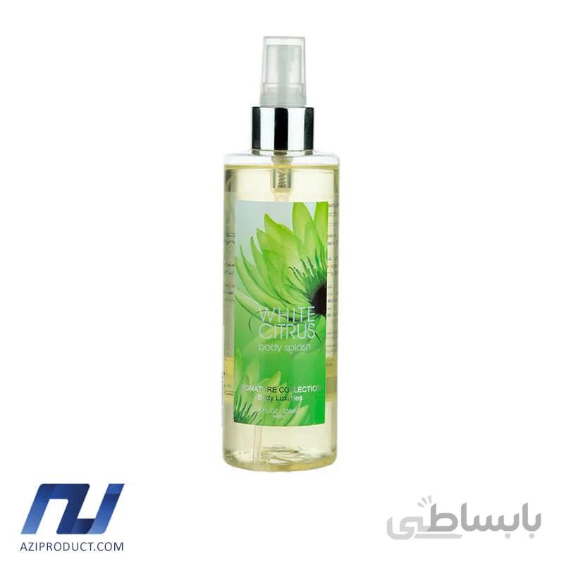 بادی اسپلش زنانه بادی لاکچری مدل White Citrus حجم 236 میل