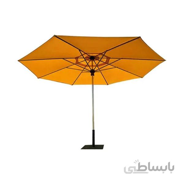 چتر هشت ضلعی پایه فلزی صبا پلاستیک قطر 4 مدل 1005