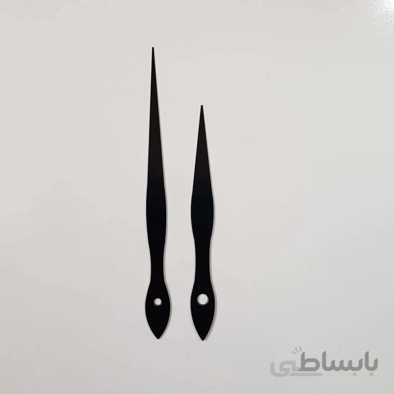 عقربه ساعت دیواری مشکی ab10