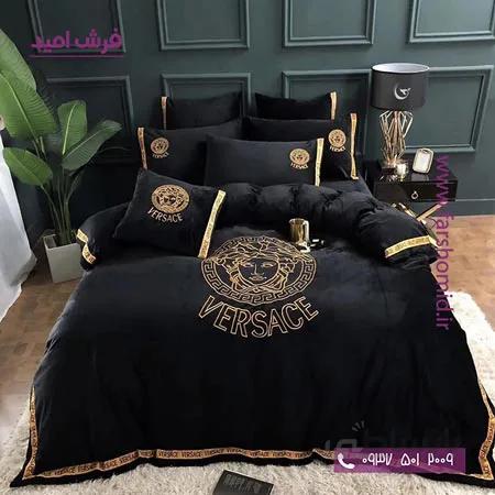 سرویس لحاف روتختی 6 تکه دو نفره اولدوز طرح ورساچه کد 20223