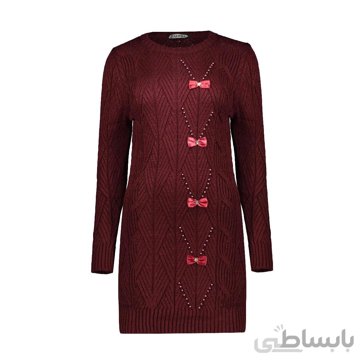 تونیک بافت یقه گرد کد 601401