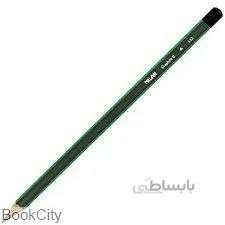مداد مشكي 3 گوش بدنه سبز MILAN 071230212 B