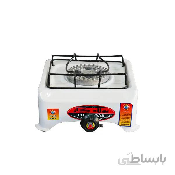 اجاق گاز تک شعله رومیزی مارک پولاد مشکی