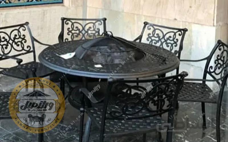 آتشدان مدل هخامنشی آلومینیومی