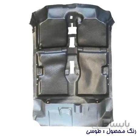کفپوش یکپارچه چرمی اکو ساینا طوسی برند بابل کارپت