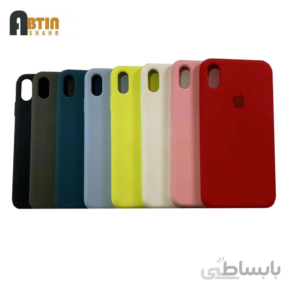 کاور سیلیکونی داخل مخمل آیفون xs max