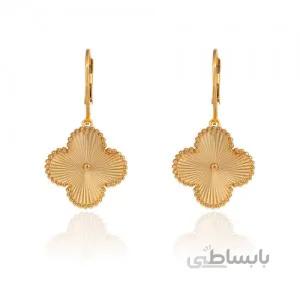 گوشواره طلا طرح ونکلیف کد CE305