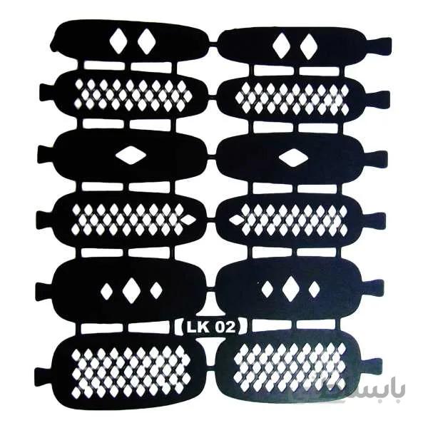 شابلون طراحی ناخن جی ان سی مدل LK02