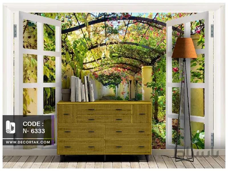 پوستر دیواری طبیعت کدN-6333 طرح طبیعت بهاری
