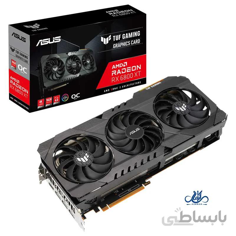 کارت گرافیک ایسوس مدل TUF-RX6800XT-O16G-GAMING حافظه 16 گیگابایت ا TUF-RX6800XT-O16G-GAMING Graphics Card