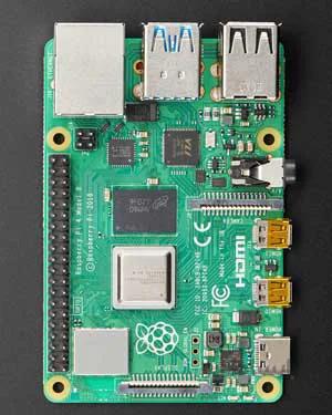برد رزبری پای 4 مدل B تولید انگلستان با رم 1 گیگابایت | Raspberry pi4 model B