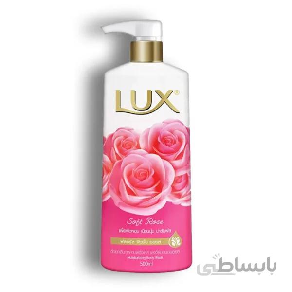 شامپو بدن لوکس ۵۰۰ میل رایحه گل رز – Lux Moisturizing Body wash