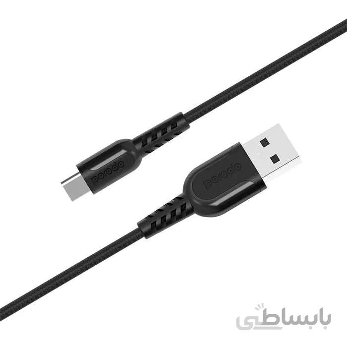 کابل تایپ سی پورودو مدل Metal braided 1.2M