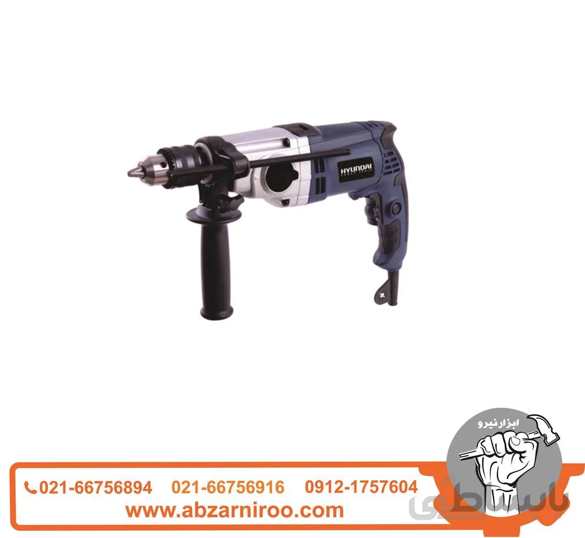 دریل گیربکسی 850 وات هیوندای مدل 8524-ID ا 850W HYUNDAI electric drill