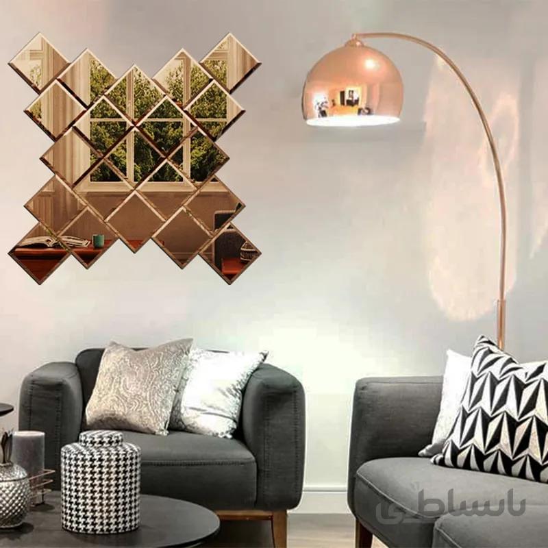 آینه دکوراتیو تجسم مدل NEGIN01L