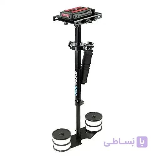 FLYCAM 24 "/ 58 سانتی متر استابلایزر دستی با صفحه سریع انتشار 1/4" و پیچ 3/8 "برای دوربین های DSLR و فیلمبرداری تا 3.5kg / 8lbs (FLCM-3)