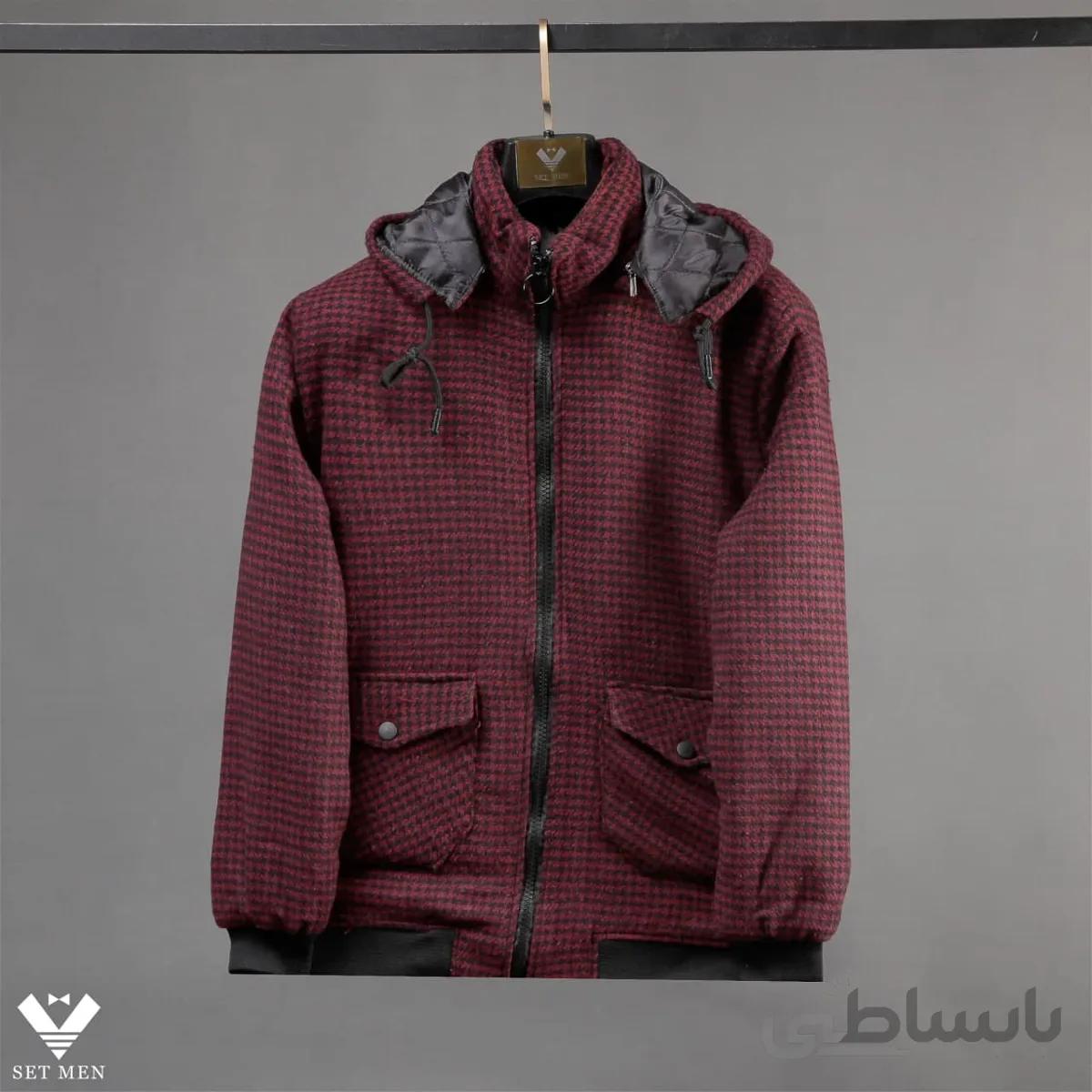 کاپشن کلاه دار پشمی CP101