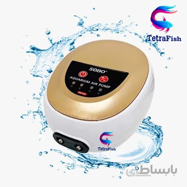 پمپ هوا دو خروجی بی صدا SB-638 سوبو
