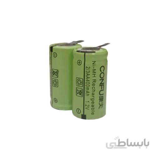 باتری سری شده 2/3 AA قابل شارژ مدل ریش تراش