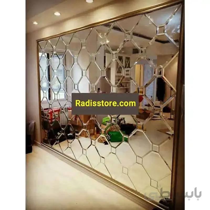 آینه دکوراتیو طرح باتیس